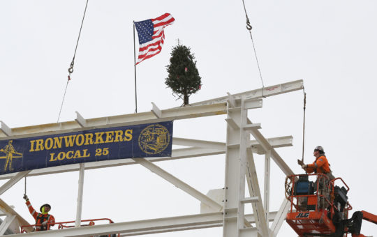 Christmas Tree Atop New FCA Plant Marks More Than Just the Holidays