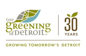 The Greening of Detroit 30Years logo